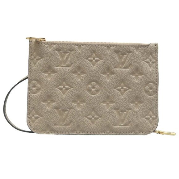 Louis Vuitton Handbags - 100% Authentic Louis Vuitton Grey Monogram Leather Pouch